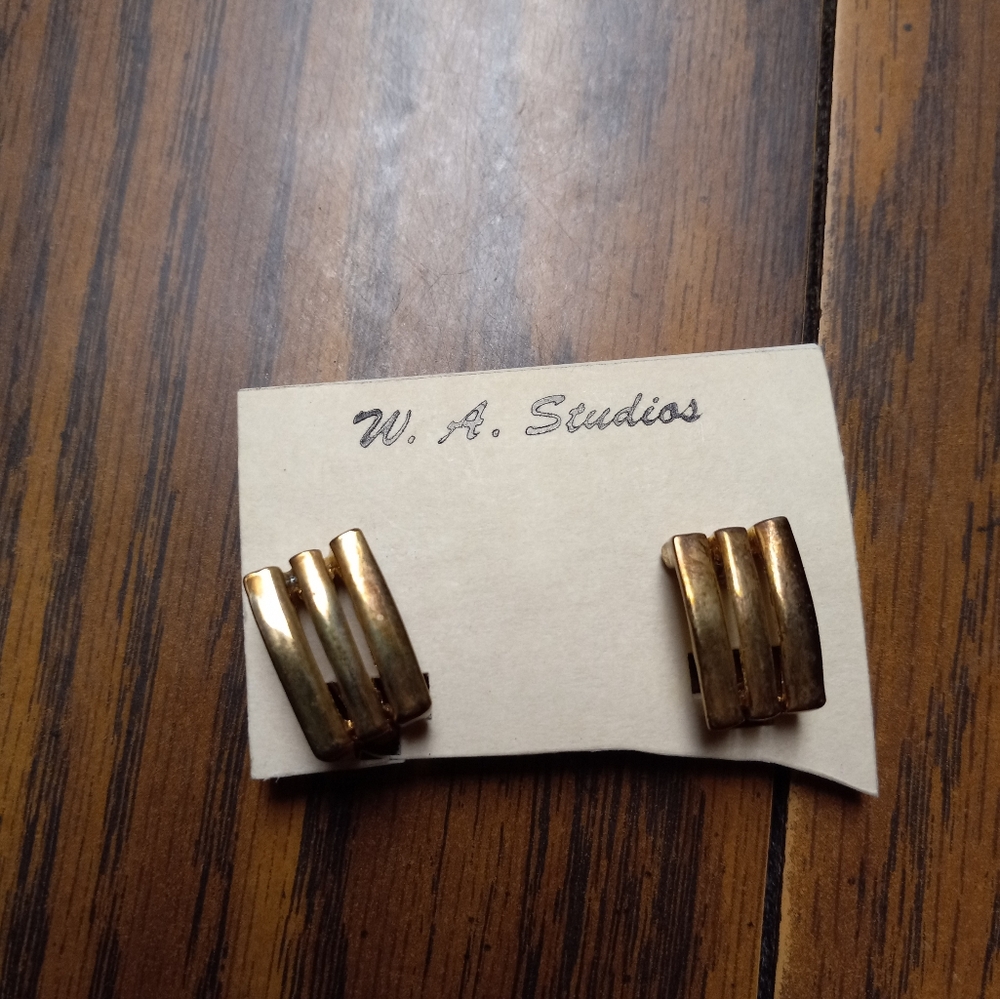 W.A. Studios Clip Earrings.